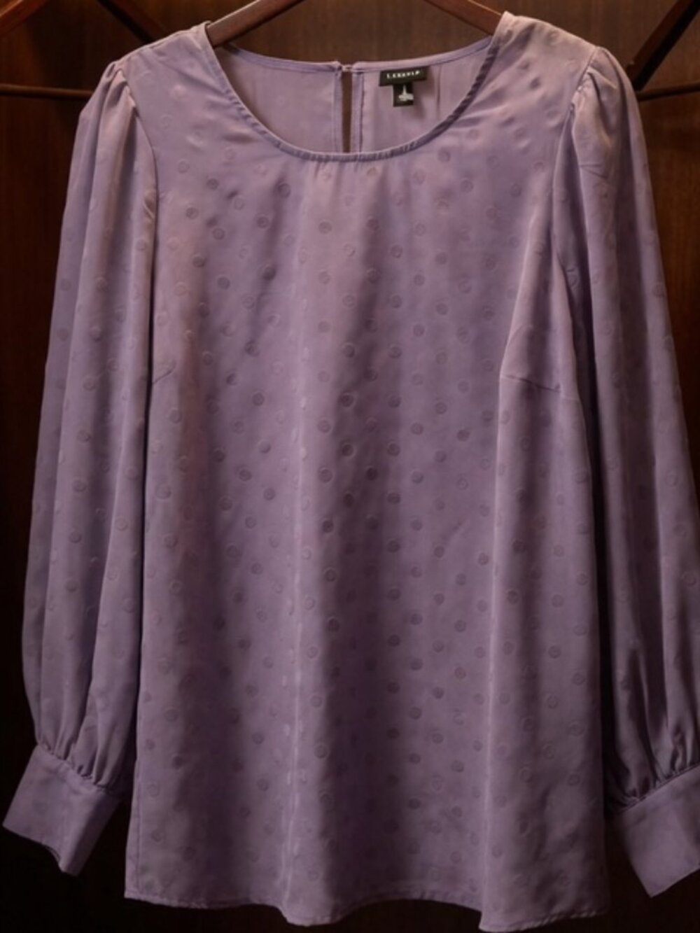 Torrid lavender dressy blouse
